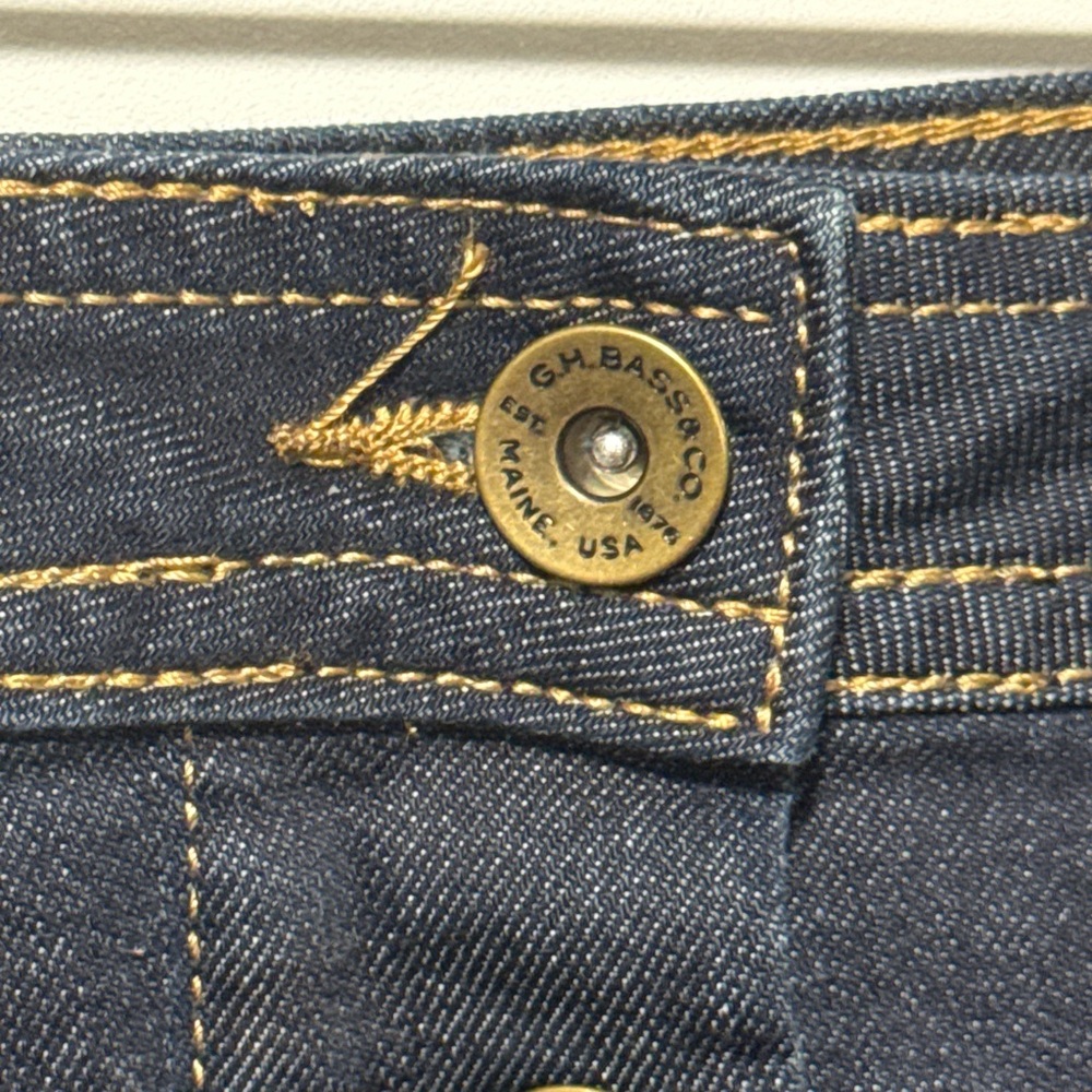 G.H. Bass & Co. button from denim mini skirt - Picture 5 of 7